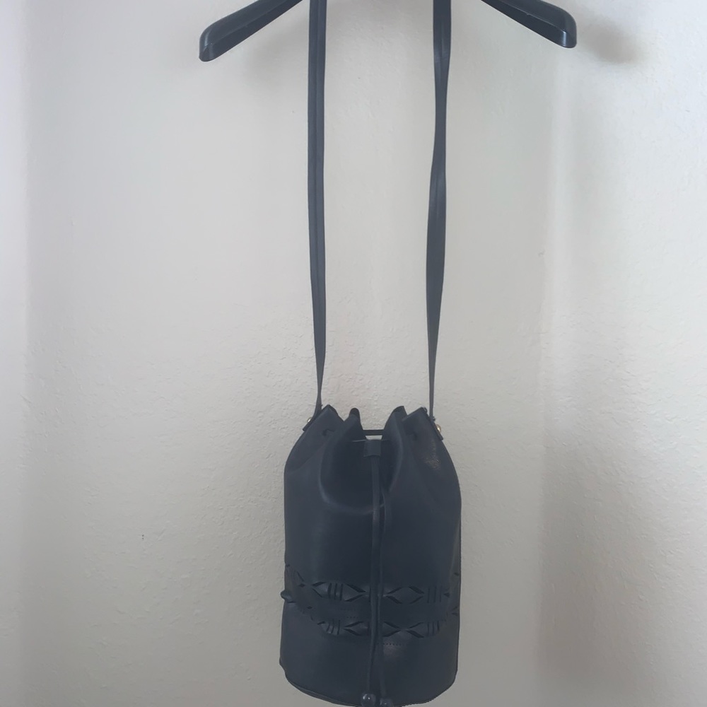 Black Bucket Bag